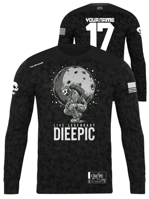 Die Epic Adrenaline Camo Meets Astro Custom Long Sleeve Jersey