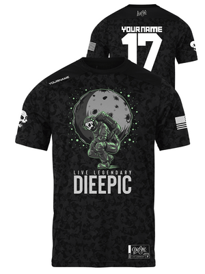 Die Epic Adrenaline Camo Meets Astro Custom Short Sleeve Jersey