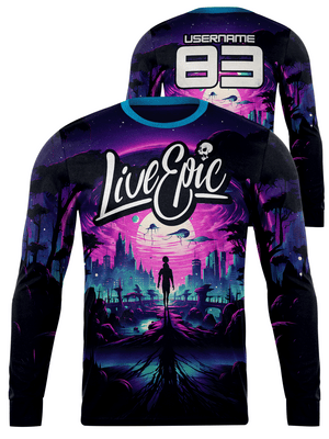 Live Epic E.T. Custom Long Sleeve Jersey