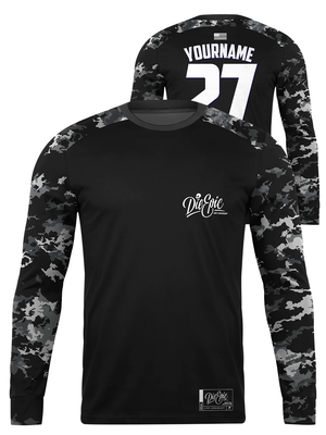 Die Epic Mission Ready Custom Long Sleeve Jersey