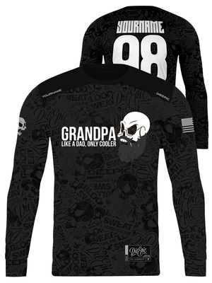 Cool Grandpa Custom Long Sleeve Jersey