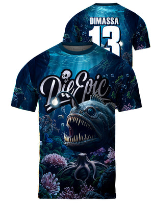 Die Epic Deep Sea A Custom Short Sleeve Jersey