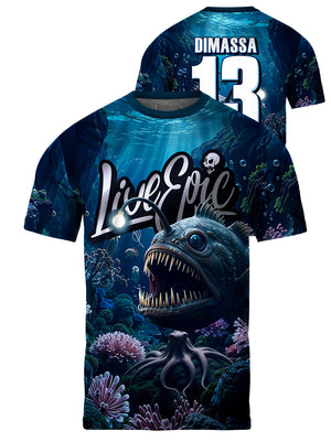 Live Epic Deep Sea A Custom Short Sleeve Jersey