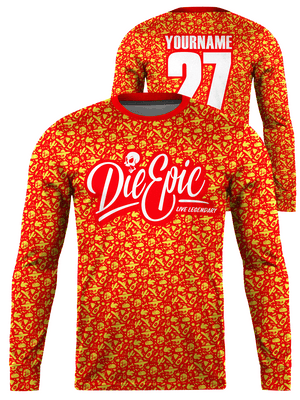 Epic El Machín Orange Custom Jersey