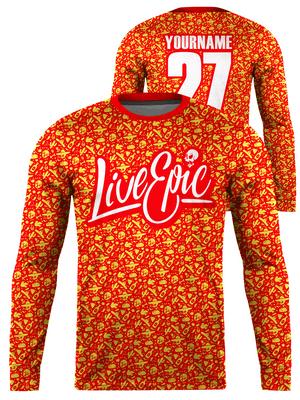 Epic El Machín Orange Custom Jersey