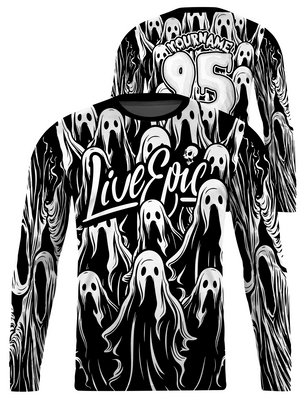 Live Epic Ghost Custom Long Sleeve Jersey