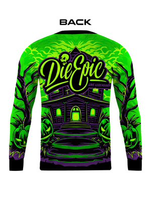 Die Epic Green Clown Long Sleeve Jersey