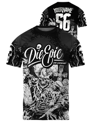 Die Epic Freefall Forever Custom Short Sleeve Jersey