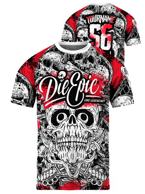 Die Epic Bone Breaker Custom Short Sleeve Jersey
