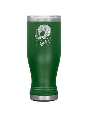 Heart Burst Skull Boho 20oz Tumbler