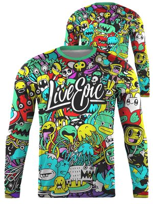 Live Epic Little Monsters Long Sleeve Jersey
