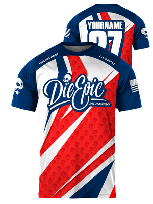 Die Epic Mission Tribute Custom Short Sleeve Jersey