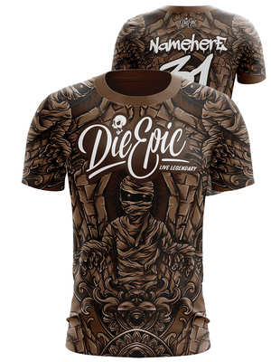 Die Epic Mummy Multicolor Custom Short Sleeve Jersey