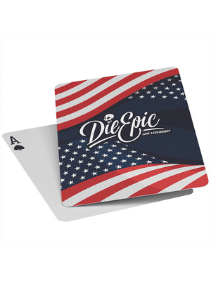 Die Epic Patriotic Playing Cards