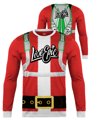 Live Epic Skydive Santa Ugly Long Sleeve Jersey (PRE-SALES 'TILL DEC 7TH - 11:59PM EST)