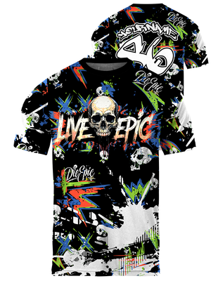 Live Epic Splash Custom Short Sleeve Jersey