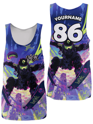 Die Epic Techno Based Custom Tank Top