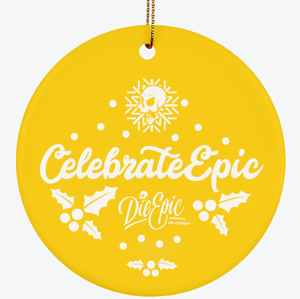 Epic Ceramic Circle Ornament