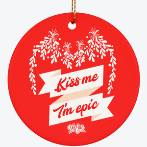 Epic Ceramic Circle Ornament