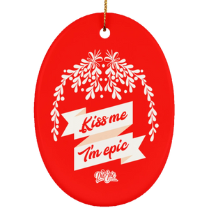 Epic Ceramic Oval Ornament