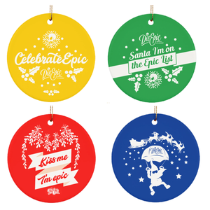 Epic Ceramic Circle Ornament