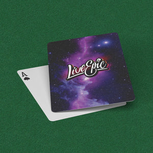 Live Epic Galaxy Playing Cards