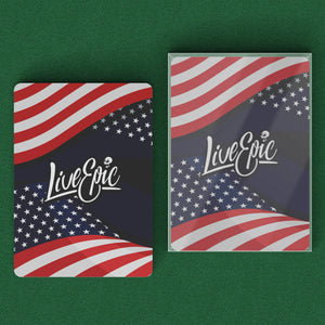 Live Epic Patriotic Playing Cards