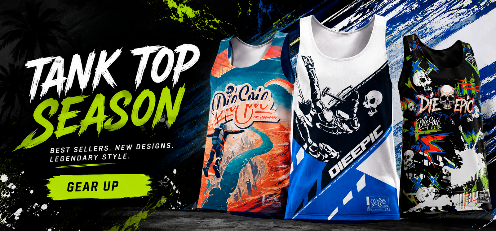 SHOP DIE EPIC MEN TANK TOP