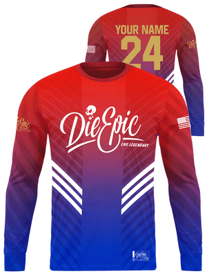 Die Epic New Era Custom Long Sleeve Jersey