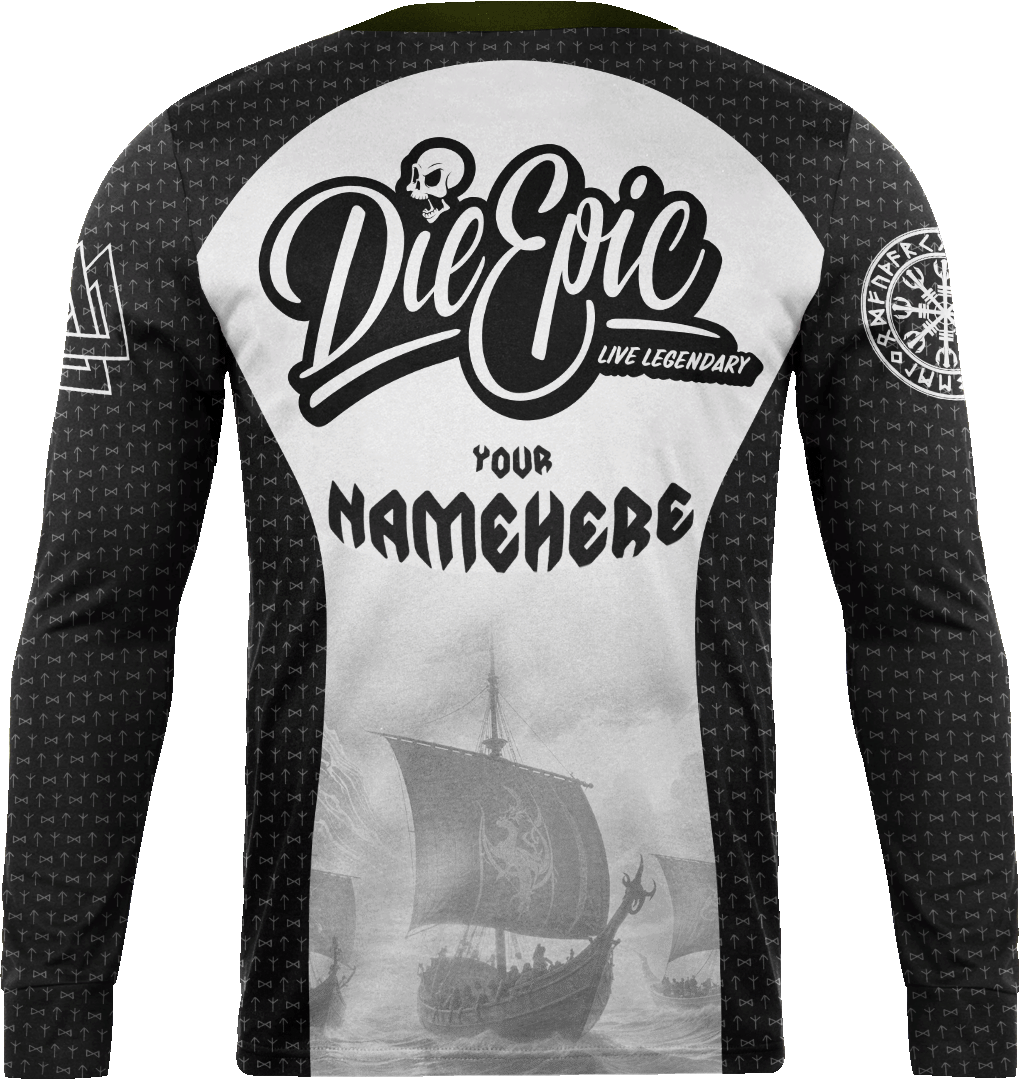 [MULTICOLOR] Die Epic Norse Custom Long Sleeve Jersey