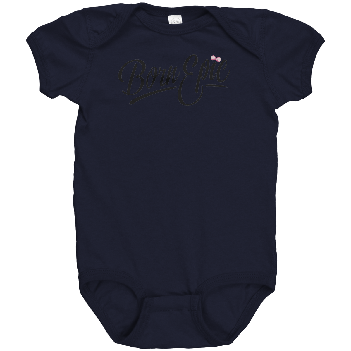 Born_Epic_Pink_Ribbon_Baby_Bodysuit_Navy_Front_Mockup.png