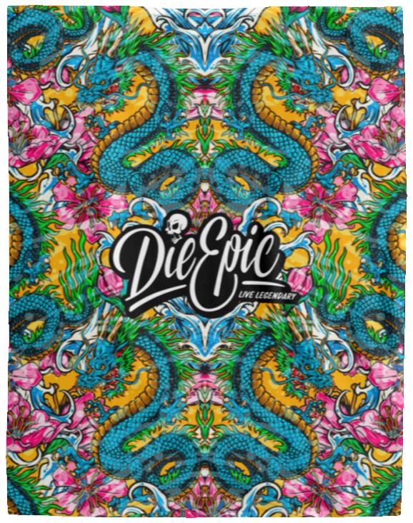 [USA ONLY] Die Epic Tatsu Cozy Plush Fleece Blanket - 60x80