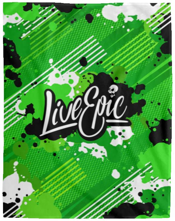 [USA ONLY] Live Epic Splash Cozy Plush Fleece Blanket - 60x80