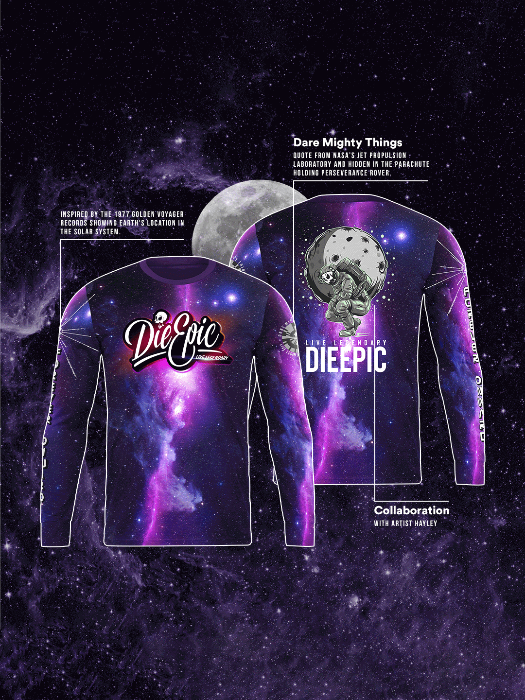 Live Epic Space Celebration Short Sleeve Jersey