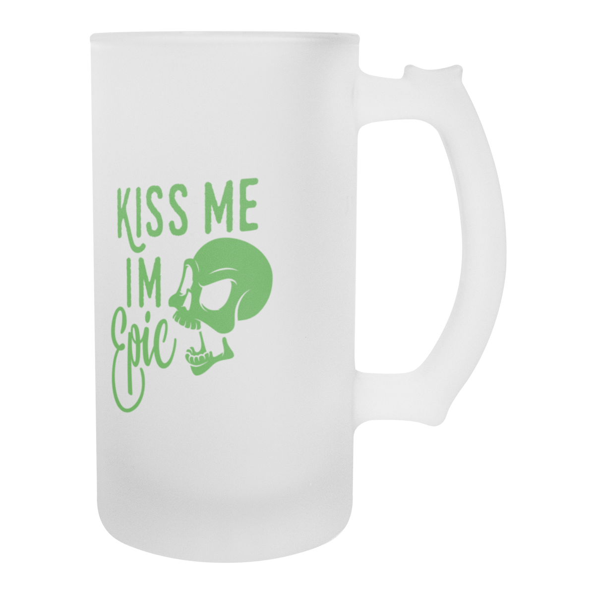Kiss_Me_Im_Epic_Frosted_Beer_Stein_16oz_Stein_Empty_RH_Mockup.png