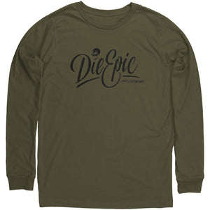 [Multicolor] Black Die Epic Unisex Long Sleeve Shirt