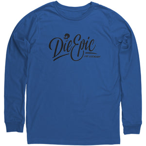 [Multicolor] Black Die Epic Unisex Long Sleeve Shirt