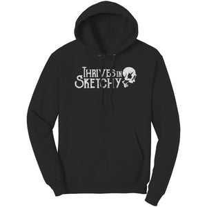 [Multicolor] Thrives in Sketchy Unisex Hoodie