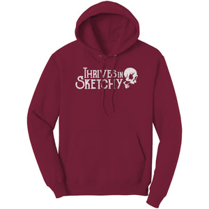 [Multicolor] Thrives in Sketchy Unisex Hoodie