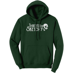 [Multicolor] Thrives in Sketchy Unisex Hoodie
