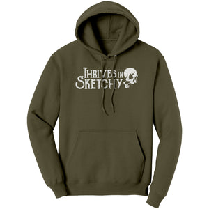 [Multicolor] Thrives in Sketchy Unisex Hoodie