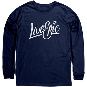 [Multicolor] White Live Epic Unisex Long Sleeve Shirt