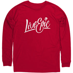 [Multicolor] White Live Epic Unisex Long Sleeve Shirt