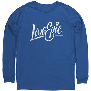 [Multicolor] White Live Epic Unisex Long Sleeve Shirt