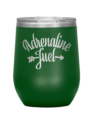 Adrenaline Fuel Wine Tumblers 12oz