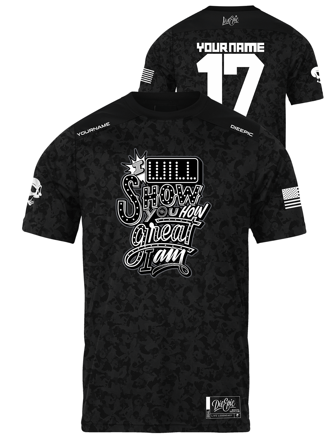 Ali Custom Muhammad Ali Custom Jersey - Die Epic® Live Legendary Epic Clothing