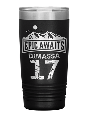 [multicolor] Personalized Epic Awaits 20oz Insulated Tumbler