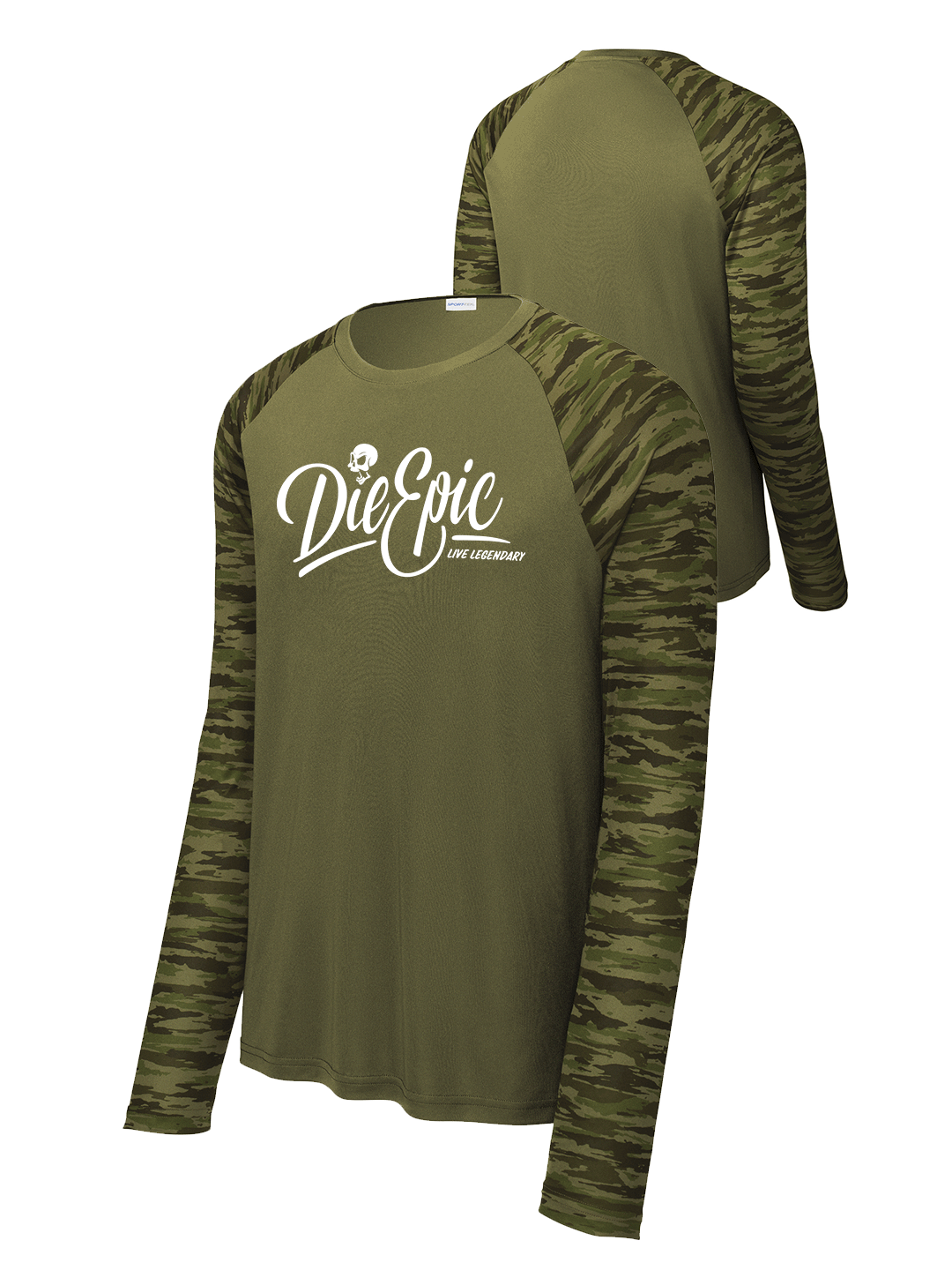 MULTICOLOR Die Epic Drift Camo Long Sleeve Tee