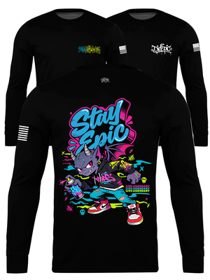 [MULTICOLOR] Die Epic Urban Writer Custom Long Sleeve Jersey