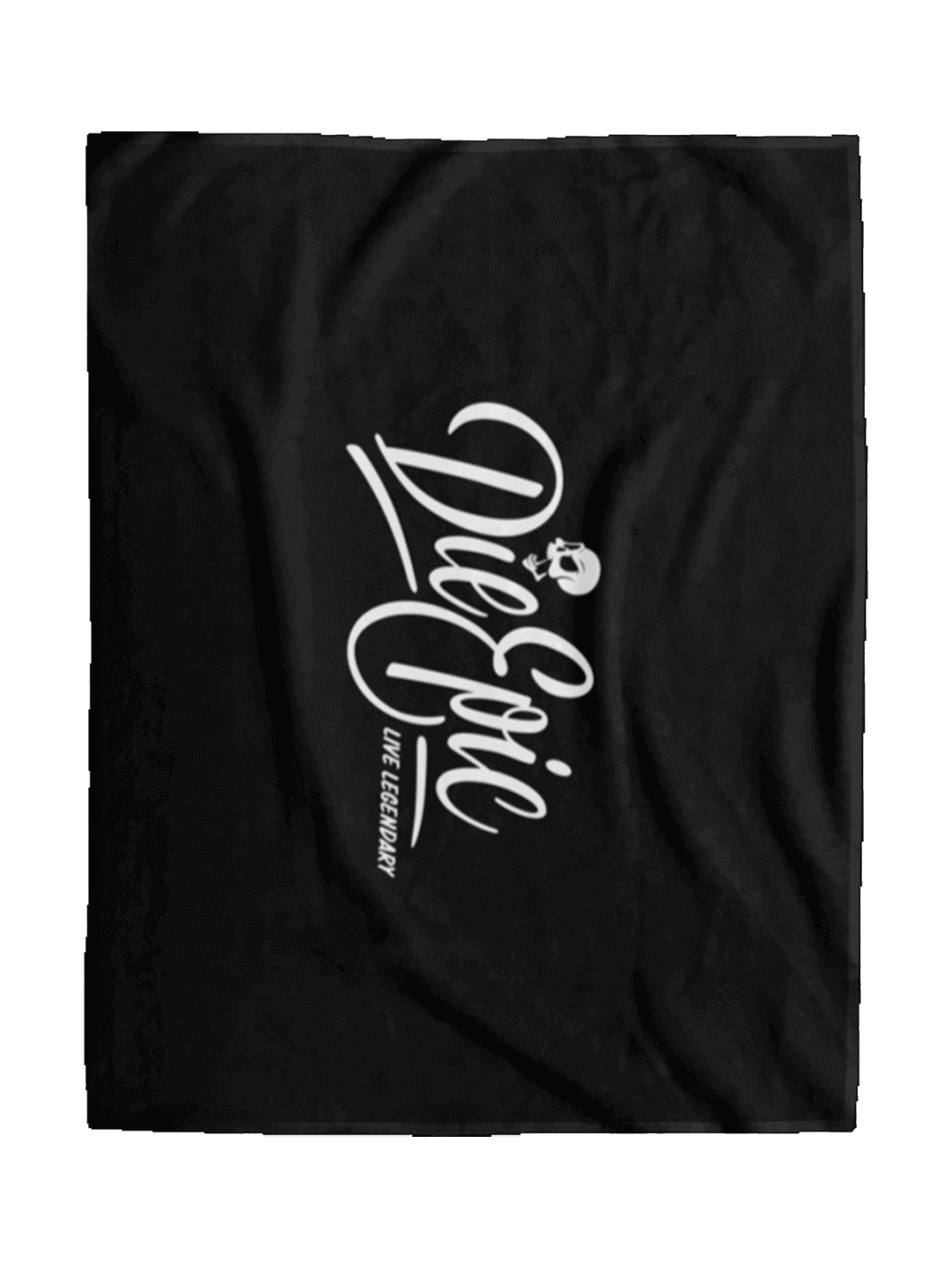 [USA ONLY] Black DieEpic Cozy Plush Fleece Blanket 60x80